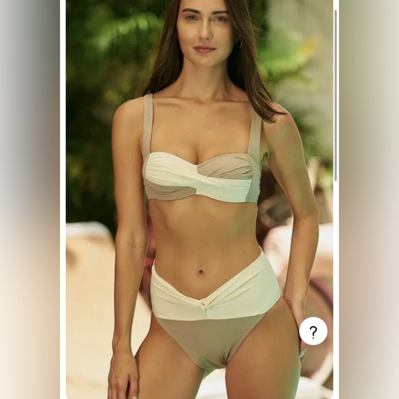 Mare blu color block bikini - Picture 1 of 9